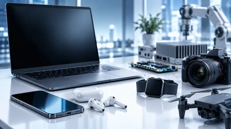 Laptop, camera and consumer electronics